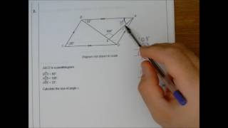 ANGLES OF A PARALLELOGRAM amp RHOMBUS [upl. by Tuesday181]