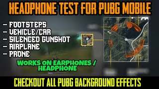 HEADPHONES TEST FOR PUBG MOBILE  BEST HEADPHONE TEST FOR PUBG MOBILE [upl. by Kreit]