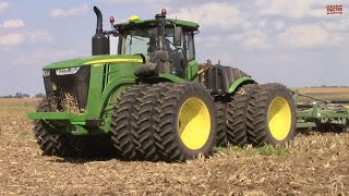 Big JOHN DEERE Tractors Plowing Planting amp Harvesting [upl. by Asus]