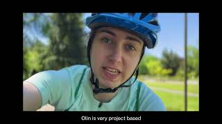 Student Shares 5 Reasons Why She Chose Olin College  While Riding a Bike [upl. by Tildy135]