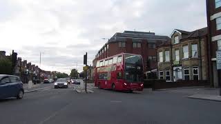 LJ61 CFUT225 on Route 221 Tally Ho Corner North Finchley 11th September 2020 [upl. by Canning]