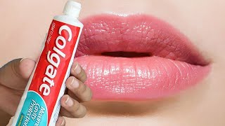 सिर्फ़ 5 मिनट में Colgate से काले होठों 👄को गुलाबी व सुंदर बनाएं। Get Rid Of DarkPigmentedDry Lips [upl. by Ellehcram]