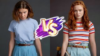 Millie Bobby Brown Eleven VS Sadie Sink Max Mayfield Stranger Things Transformations ✨2024 [upl. by Aniarrol]