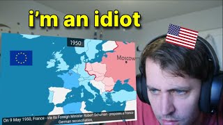 American reacts to The European Union  Summary on a Map [upl. by Randee]