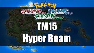 Pokemon RubySapphireEmerald  Where to find TM15 Hyper Beam [upl. by Airamahs]