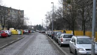 Przejazd autobusem po dzielnicy Krzyki we Wrocławiu [upl. by Reace]