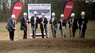 CoorsTek Breaks Ground on Expansion Facility in Benton [upl. by Pressey]