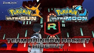 Pokémon Ultra SunMoon Team Rainbow Rocket Hideout Unofficial [upl. by Tnilf]