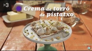 Crema de torró de pistatxo [upl. by Hsakiv]