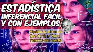 TODO LO QUE DEBES SABER SOBRE ESTADISTICA INFERENCIAL FACIL Y CON EJEMPLOS [upl. by Hetti]