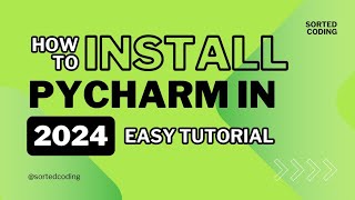 How to install PyCharm on windows  Best Python IDE 2024 [upl. by Castora]