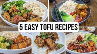 TOFU Recipes Compilation Youll LOVE for LUNCH or DINNER High PROTEIN Vegetarian Meals [upl. by Leanna]