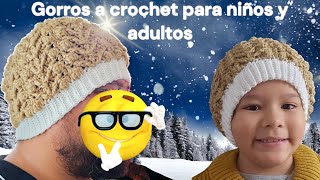 CROCHET PARA TODA LA FAMILIA quotGorro paso a pasoquot  Buenos dias Crochet con Mari Rolon [upl. by Dnarud]