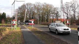 Bahnübergang quotLingener Straßequot Emsbüren Leschede  BÜS72  langsame Schranken [upl. by Isabelle519]