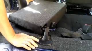 Come smontare i sedili posteriori VW Golf 4 Back Seat Removal DIY Demontare scaune spate [upl. by Esineg]