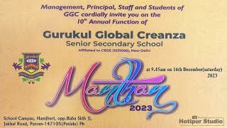 10th Annual Function Gurukul Global Creanza Senior Secondry SchoolHamjheri [upl. by Tessa]