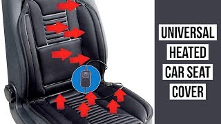 Sojoy Seat Cover ► Universal 12V Heated Car Seat ◄ Heated Car Seat Cushion [upl. by Almeda111]