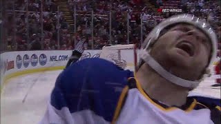 1011 RS STL  Det Highlights  121510 Lidstrom Hat Trick [upl. by Amled]