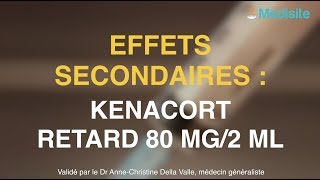 Kenacort Retard 80 mg 2 ml  ses effets secondaires [upl. by Nawtna970]