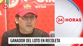 Ganador del Loto en Recoleta  24 Horas TVN Chile [upl. by Azal60]