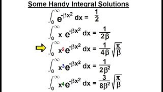 Physics  Ch 66 Ch 4 Quantum Mechanics Schrodinger Eqn 59 of 92 Some Handy Integral Solutions [upl. by Hannon]