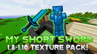 AciDic BliTzz BRAND NEW SHORT SWORD Texture Pack 18 19 110 Resource Pack [upl. by Alexa]