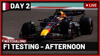 F1 Live 2024 Bahrain PreSeason Testing Day 2 Watchalong  Live Timings  Commentary [upl. by Goraud]