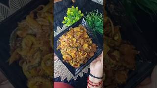 Crispy Karela Fry Sabji karelakisabji karelepyazkisabji bittergourdkisabzi karela ytshorts [upl. by Yttik322]