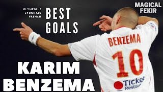 KARIM BENZEMA  OLYMPIQUE LYONNAIS  BEST GOALS [upl. by Denbrook567]