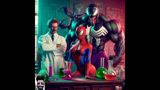 😱❤️‍🔥 Venom And Spider Girl in 🔬 [upl. by Stucker719]