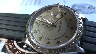 十點九分鐘錶ROLEX 16013 Datejust Enamel Dial Steel 1982年 勞力士恆動日誌型蠔式搪瓷錶面男庄錶 [upl. by Sair]