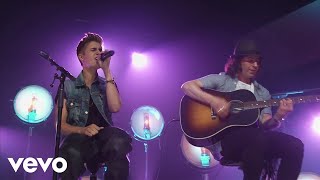 Justin Bieber  All Around The World Acoustic Live [upl. by Zindman472]