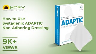 How to use Systagenix ADAPTIC NonAdhering Dressing  Get flat 10 Off  Shop Now Dont Miss Out [upl. by Lucchesi]