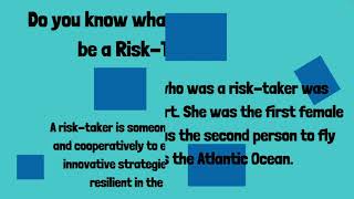 Sussman Middle School What does it mean to be a Risk Taker [upl. by Eanwahs]