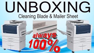 unboxing  xerox 5775 cleaning blade amp Maler Sheet  Gul G enjoyment [upl. by Iznik]