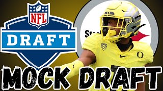 Pittsburgh Steelers 2024 NFL Mock Draft  MIDSEASON [upl. by Heiney]