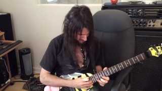 Bumblefoot recording lead guitars to song Clots [upl. by Francyne82]