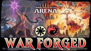 GOD OF WAR  MTG Arena  Boros Aggro Token Human Warleaders Call Karlov Manor Combo Standard [upl. by Airaet]