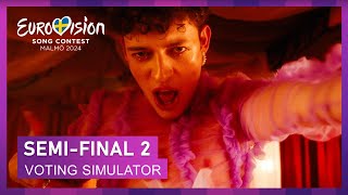 RECAP  SEMIFINAL 2  EUROVISION 2024 SIMULATION [upl. by Honna]