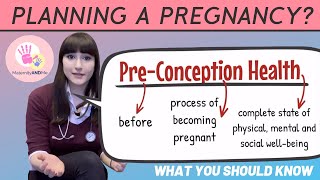 What is PreConception Health  why is it important  Pregnancy Planning  How to Prepare Yourself [upl. by Zeuqram]