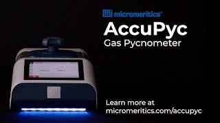 Micromeritics AccuPyc The Easiest Fastest and Most Accurate Pycnometer Ever [upl. by Armyn342]