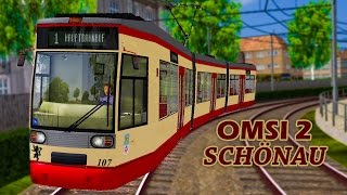 OMSI 2 Mit der NF6D Straßenbahn durch Schönau 1  Schöne Straßenbahnmap [upl. by Komarek]