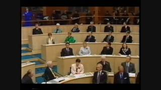 A Mans a man Opening of Parliament 1999 [upl. by Guevara]