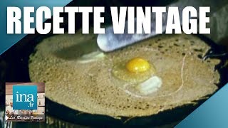 Recette  Les galettes Bretonnes à lancienne  Archive INA [upl. by Enohpesrep]