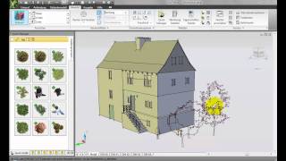 DATAflor CAD  Version12  Landschaftsobjekte [upl. by Ocimad]