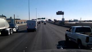 Trucking through Las Vegas Nevada on Interstate 15 North [upl. by Gomar919]