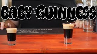 How to make a Baby Guinness 2 Versions  Shot Recipes [upl. by Nwahsyt]