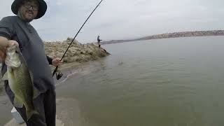 Eastman Lake BluegillBass Fishing [upl. by Strauss707]