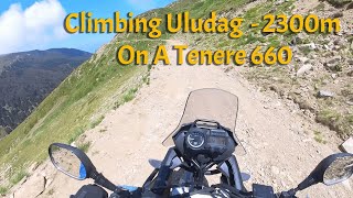 Mount Uludağ Ascent Yamaha Tenere 660 Takes on the Challenge [upl. by Ak]