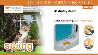 Ferplast SWING  Cat and dog flaps  Dutch version [upl. by Jeffry]